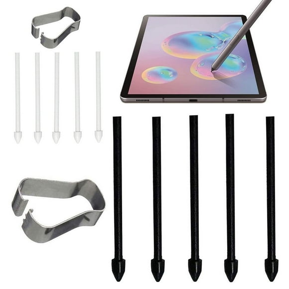 Original Soft Tip Stylus Refill Is Suitable For S6/ S7/ N10/ N20 Spen Refill Electromagnetic Pen Nib(Black White)