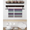 thumbnail image 3 of Modern Boho Art Kitchen Dish Towels for Drying Dishes Set of 2, Colorful Abstract Bohemian Paisley Minimalist Waffle Weave Microfiber Hand Tea Bathroom Towels Quick Dry & Absorbent Towel 15.7x23.6, 3 of 7