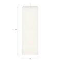 thumbnail image 2 of Mega Candles 6 pcs Unscented White Square Pillar Candle, Hand Poured Premium Wax Candles 3 Inch x 9 Inch, Home Décor, Wedding Receptions, Baby Showers, Birthdays, Celebrations, Party Favors & More, 2 of 2