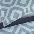 thumbnail image 5 of Serta Simply Clean Skyler Textured Geometric 3-Piece Comforter Set, King, 5 of 5