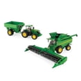 thumbnail image 4 of John Deere 1/32 Scale S780 Combine with Grain Head 7290R Tractor Grain Cart Set, 4 of 4