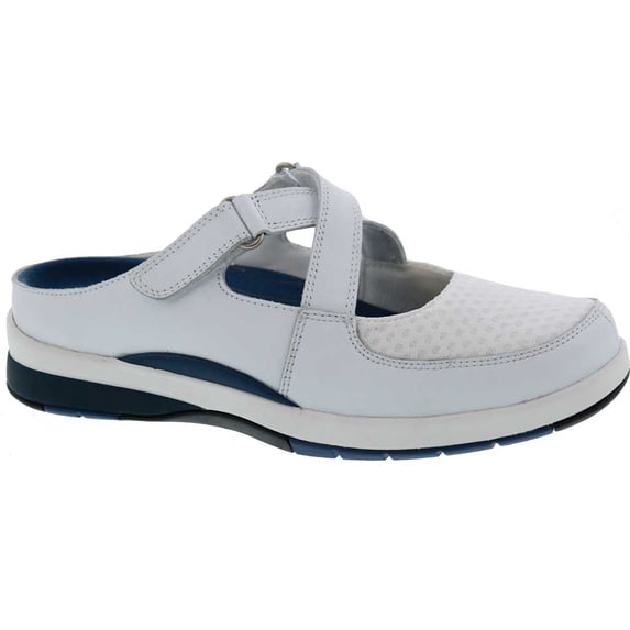 Women's Drew Constellation Mule White Leather/Mesh 9.5 W