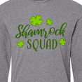 thumbnail image 4 of Inktastic Shamrock Squad with Four Leaf Clovers Long Sleeve T-Shirt, 4 of 5