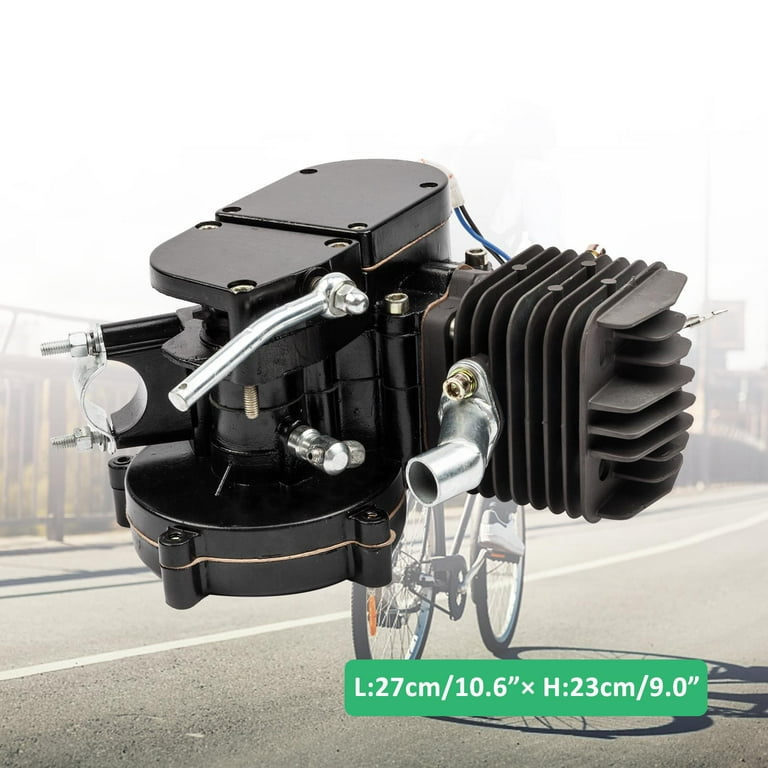 Ktaxon 80cc Bike Bicycle Motorized 2 Stroke Petrol Gas Motor Engine Kit Set  Black 
