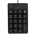 thumbnail image 3 of 19 Keys Wired Numeric Keypad, USB Number Pad Numeric Keyboard, Desktop External Number Keyboard For Notebook Computer PC, Plug And Play Black, 3 of 8