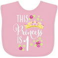 thumbnail image 3 of Inktastic This Princess is One First Birthday Girls Baby Bib, 3 of 4