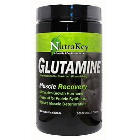Nutrakey L-Glutamine, 500 GM