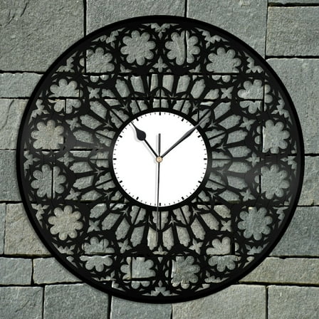 Gothic Style Vinyl Wall Clock Record Unique Gift for Girl Friend Home Decoration Vintage Design Office Bar Room Home Decor