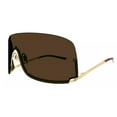 thumbnail image 3 of Gucci GG1560S 002 Shield Sunglasses Women's Gold, 3 of 5