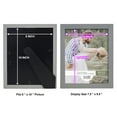 thumbnail image 6 of Wexford Home Textured 8" x 10" Gray Picture Frame (Set of 6), 6 of 6