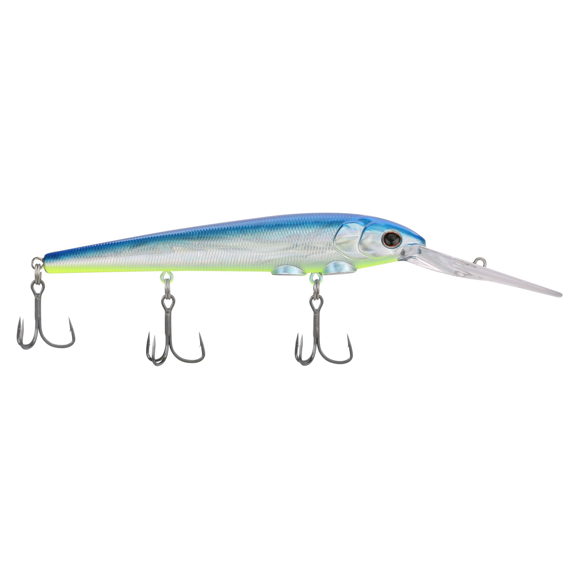 Berkley Deep Hit Stick, 4.75 in, Crankbaits, Blue Slime (1 Count)