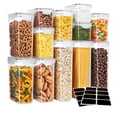 thumbnail image 1 of Juego de recipientes herméticos MR.SIGA para almacenar alimentos, 16 unidades, sin BPA, 1 of 6