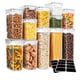 thumbnail image 1 of Juego de recipientes herméticos MR.SIGA para almacenar alimentos, 16 unidades, sin BPA, 1 of 6
