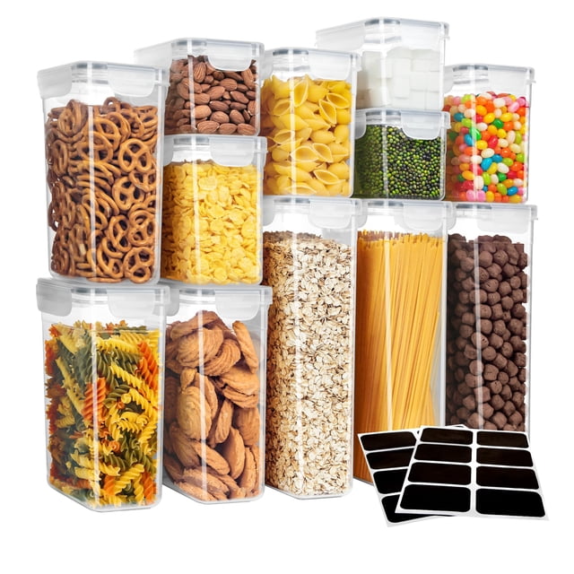 Juego de recipientes herméticos MR.SIGA para almacenar alimentos, 16 unidades, sin BPA