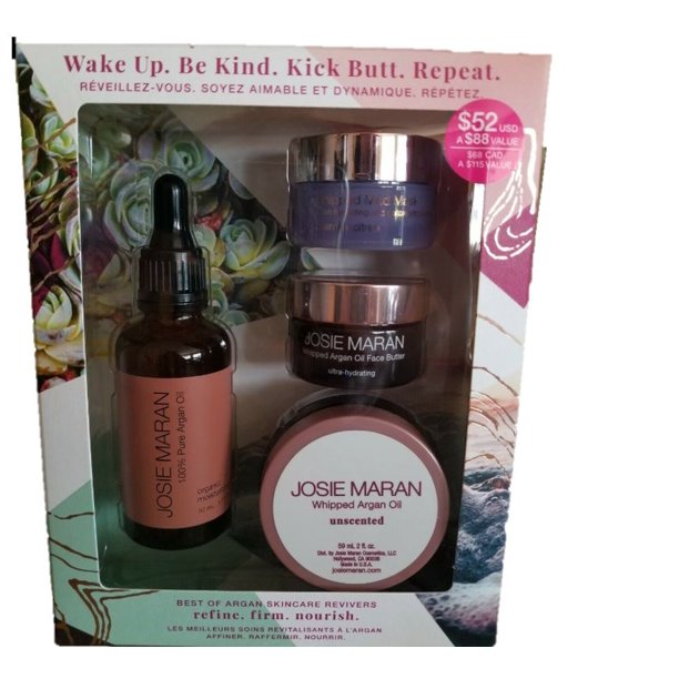 Download Josie Maran Josie Maran Best Of Argan Skincare Revivers With Full Size 1 7 Oz Argan Oil Gift Set Walmart Com Walmart Com PSD Mockup Templates
