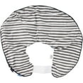 thumbnail image 4 of Bacati Blue and Grey Elephants Nursing Pillow Cover, 4 of 6