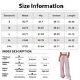 thumbnail image 2 of WTOBBY Women's Fashion Versatile Drawstring Casual Solid Color Pleated Wide-Leg Pants, High Waist Comfortable Trousers for Office and Travel,Black S, 2 of 6