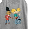 thumbnail image 3 of Hey Arnold! - HA Air Guitar - Women's Racerback Tank Top, 3 of 5