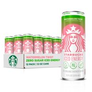 Starbucks Iced Energy, Watermelon Splash, 12 Fl Oz Cans (Pack of 12)