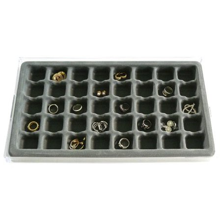 Axis International 3321 Plastic Stack em Large Ring & Earring Organizer