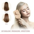 thumbnail image 5 of Boar Bristle Hair Brush and Comb Set for Women Men Kids, Best Natural Wooden Paddle Hairbrush and Small Travel Styling Brush for Wet or Dry Hair, 5 of 7