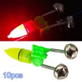 thumbnail image 2 of UDIYO 10Pcs/Set ABS Bait Alarm Bell Luminous Dual Bell Tear Resistant Fishing Bell Alarm for Fishing Rod, 2 of 7