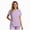 Purple, variant on Cdudpw Scrub Top for Women Modern Fit Tee with 2 Pockets, Moisture Wicking,Stretch and Quick Dry Fabric(Black,XXL)