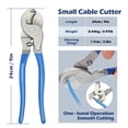 thumbnail image 4 of Crimper Tool/Crimper+Lugs+Tubes/ Crimper+1Cutter+Lugs+Tubes/ Crimper+2Cutters+Lugs+Tubes Heavy-Duty Durable Battery Cable Lug Wire Crimping Tool Set for AWG 8 - 1/0, 4 Set Options, 4 of 6