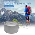thumbnail image 3 of Pot Ultraléger 1.8L/3L avec Couvercle et Poignée Pliable pour Camping Randonnée Pique-Nique, 3 of 6