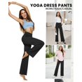 thumbnail image 4 of Pantalones de Pierna Ancha G4Free Negros Talle M Cintura 29" Bolsillos, 4 of 4