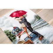 Luca-S Welcome Home Kit & Frame Counted Cross-Stitch