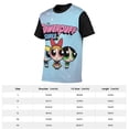 thumbnail image 2 of The Powerpuff Girls Shirts Men's Short Sleeve Printed T-Shirt Graphic Comfortable Tee Tops Summer Blouse 2XL, 2 of 5