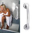 thumbnail image 1 of Bath Handle Suction Cup Handrail Bathroom Grip Tub Shower Bar Rail, 1 of 8