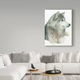 thumbnail image 3 of Trademark Fine Art 'Wolf On White' Canvas Art by Carla Kurt, 3 of 3