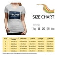 thumbnail image 5 of Yiaed Trump 2024 Make America Great Again Print Womens Tshirts Sleeve Tops Basic Teeshirt Summer Fashion Outfits-Small, 5 of 6