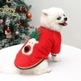 thumbnail image 4 of SPRING PARK Dog Christmas Sweatshirt Pet Winter Comfortable Polyester Xmas Deer Face Costume Clothes Coats Sweater for Kitty Puppy Cat, 4 of 7