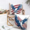 thumbnail image 6 of Patriotic Pillow Covers 18x18 4th of July Pillow Covers Forth of July Pillow Covers Striped Pillow Case Independence Day Decorations Peace Dove Pillowcase for Office Outdoor Couch, 6 of 6