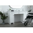 thumbnail image 3 of Elegant Lighting VF14954WH Cooper 54" Free Standing Single Basin Vanity Set - White, 3 of 7