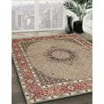 thumbnail image 3 of Ahgly Company Machine Washable Indoor Rectangle Traditional Light French Beige Brown Area Rugs, 8' x 12', 3 of 7