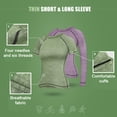 thumbnail image 4 of 5-Piece Sports Outfit for Fitness, Yoga & Running - High Waist, Breathable, Slim Fit Women's Activewear Set, 4 of 8