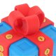 thumbnail image 2 of Boîte cadeau amusante imprimée en 3D avec vis, idéale pour ranger jouets et décorations de Noël, bleu et rouge, 2 of 4