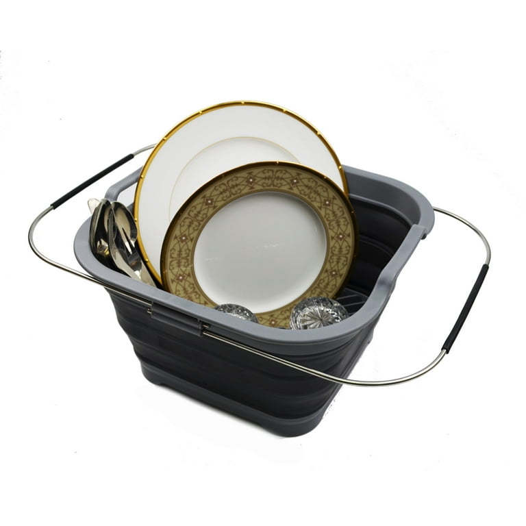 Collapsible Dish Drying Rack Portable Dish Drainer Dinnerware