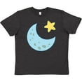 thumbnail image 3 of Inktastic Moon and Star Youth T-Shirt, 3 of 5