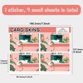 thumbnail image 2 of Pink Debit Card Skin Cat Credit Card Skins Sticker Covering No Bubble Slim Personalized Bank Card Protecting Decals PVC Waterproof Removable Wrap for Transportation Key Card 7.3x5.4Inch DIY, 2 of 8