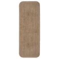thumbnail image 3 of Ottomanson Softy Washable Non-Slip Rubberback Solid 9" x 26" Indoor Stair Treads, 7 Pack, Camel, 3 of 9