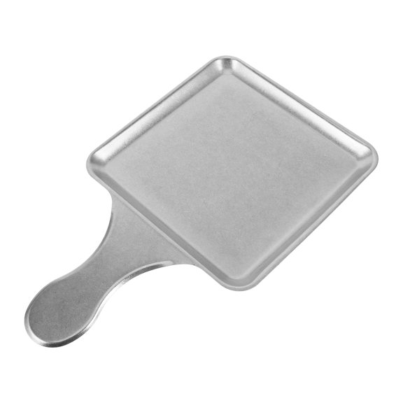 FELTECHELECTR Square Griddle Pan Stainless Steel 1Pack 11.67X6.96X0.39in for Barbecue and Western Dinner