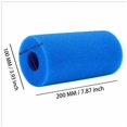 thumbnail image 2 of Qucyy 4 Pcs Éponge Filtrante, Filtre de Piscine, Mousse pour Filtre de Piscine, Éponge Filtrante, Réutilisable et Lavable, pour Spa, Piscine, Jacuzzi (Bleu, 10 20cm), 2 of 5