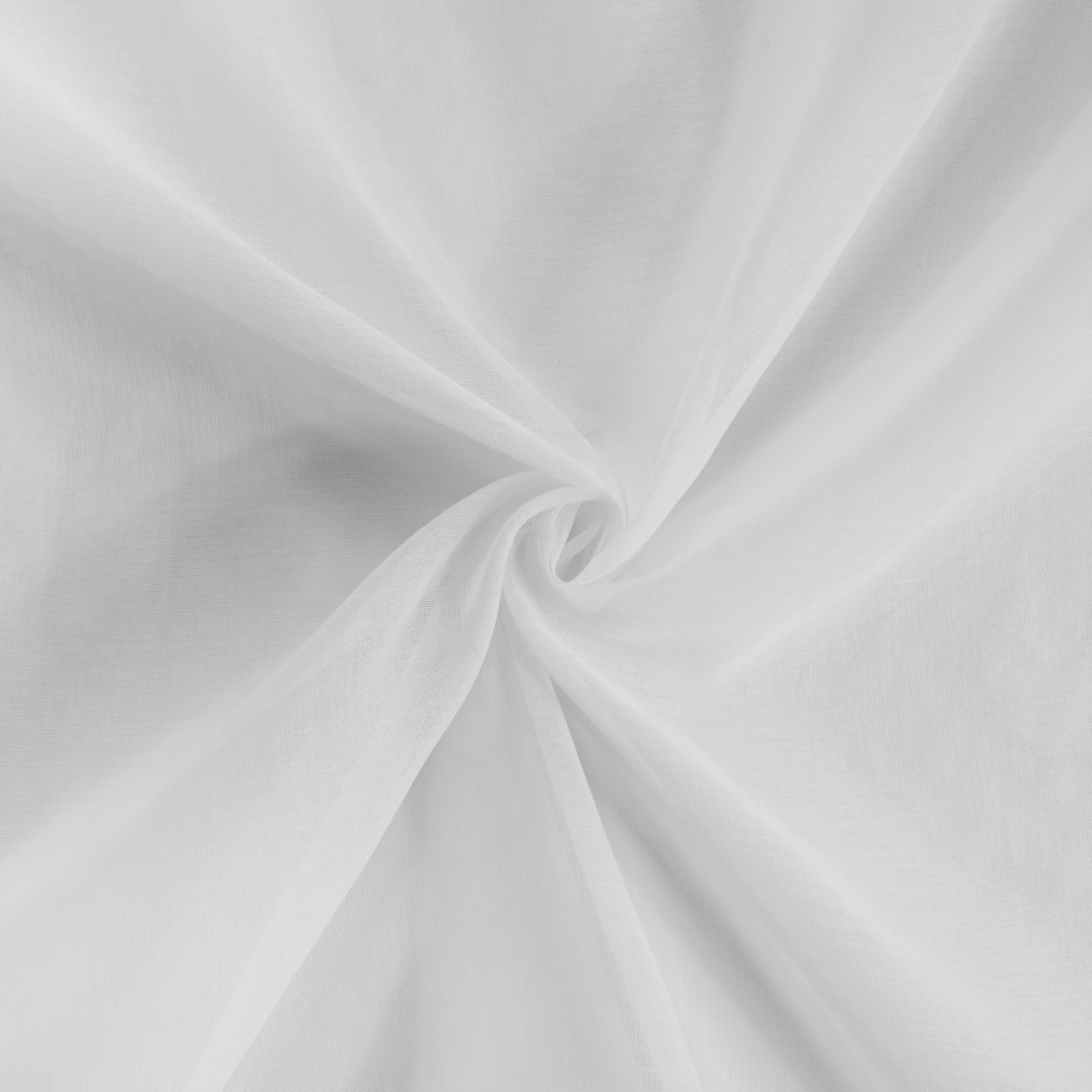 Loft Living Daisy Sheer Grommet Indoor Curtain 52 x 63 in White