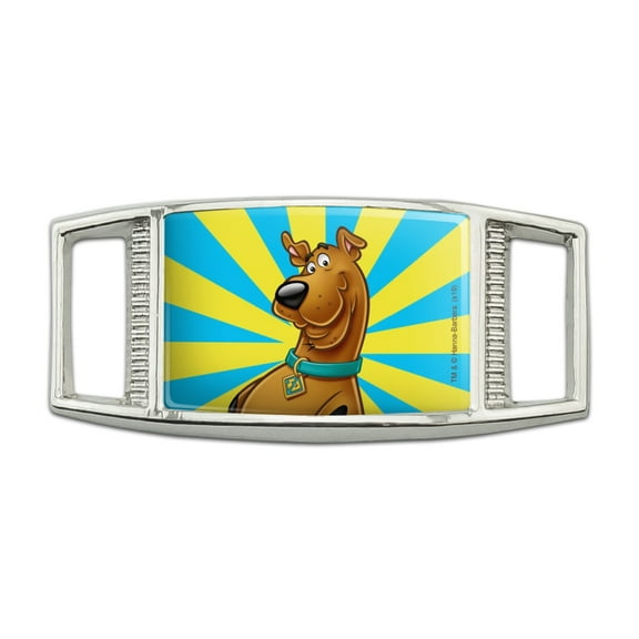 Scooby-Doo Character Rectangular Shoe Shoelace Shoe Lace Tag Runner Gym Charm Decoration