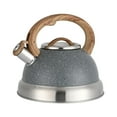 thumbnail image 3 of Hervidor de agua de acero inoxidable con silbato fuerte, apto para diversas estufas, hervidor de café antioxidante, tetera para barbacoa y camping. Gris, 3 of 8